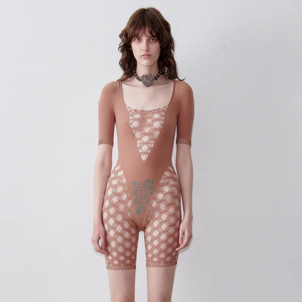 POSTER GIRL Shelly play suit latte BRAND NEW!